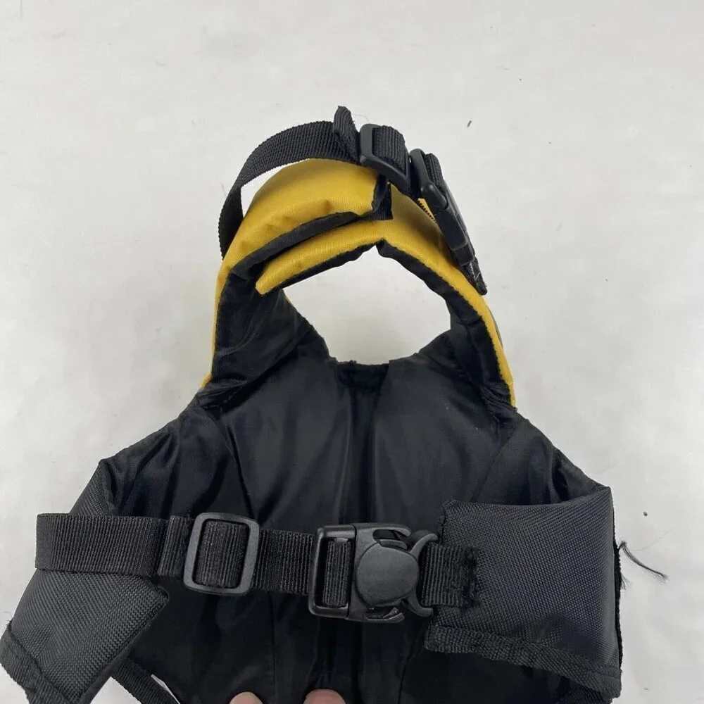 Sierra Dog Supply Dog Life Jacket Size S Yellow Unisex Reflective Adjust Clips